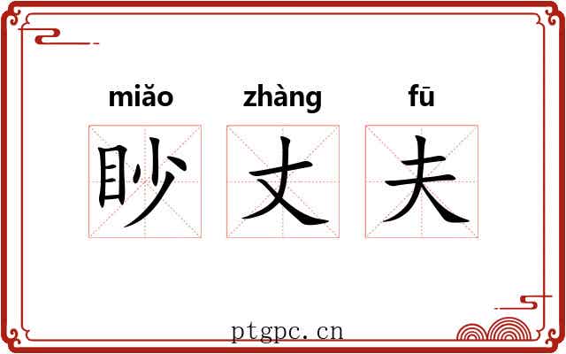 眇丈夫 眇丈夫