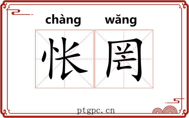 怅罔