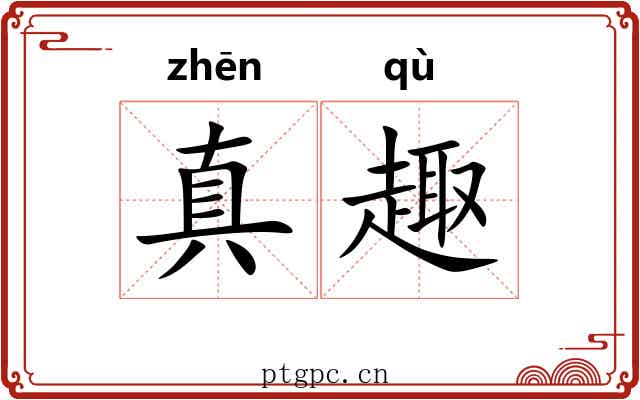 真趣