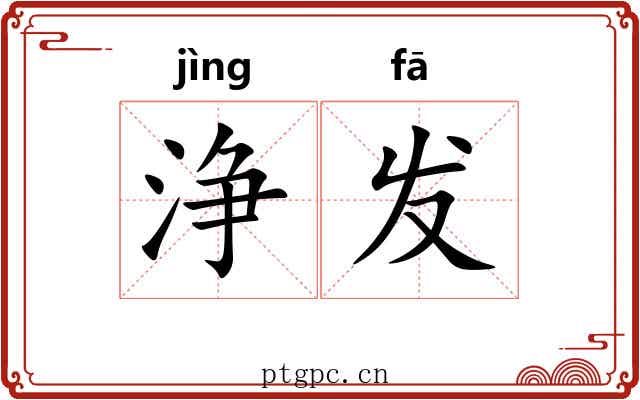 浄发 浄发
