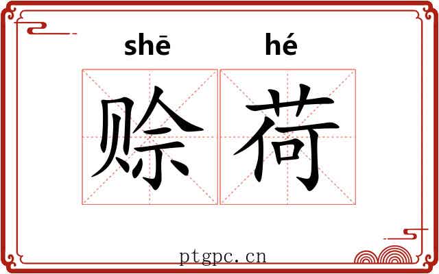 赊荷