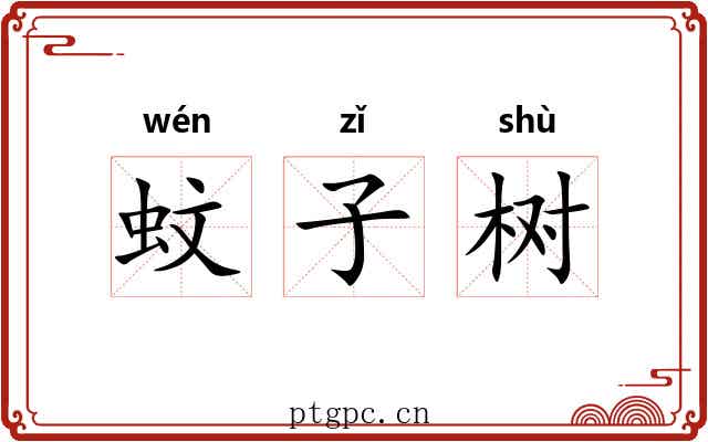 蚊子树 蚊子树