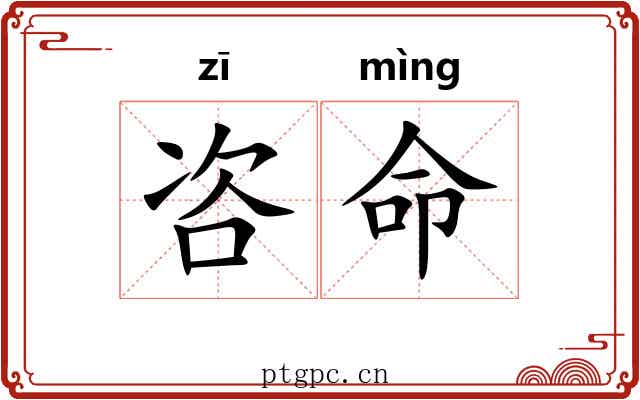 咨命