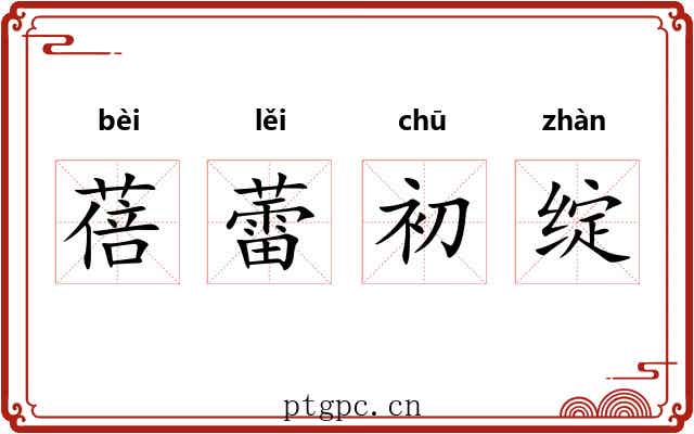蓓蕾初绽 蓓蕾初绽