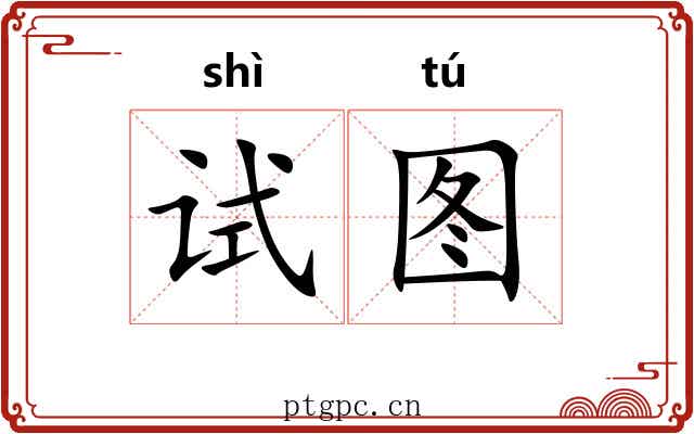 试图