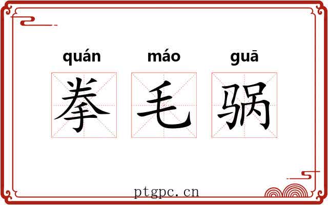 拳毛䯄 拳毛䯄