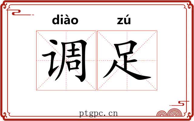 调足 调足