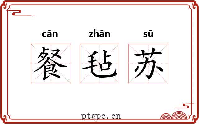 餐毡苏 餐毡苏