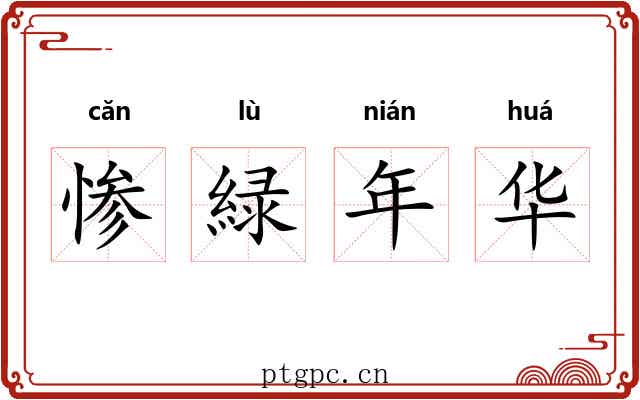 惨緑年华