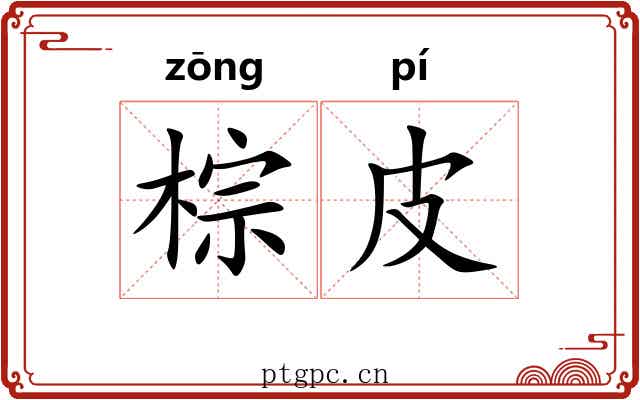 棕皮 棕皮