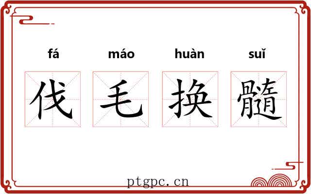 伐毛换髓 伐毛换髓