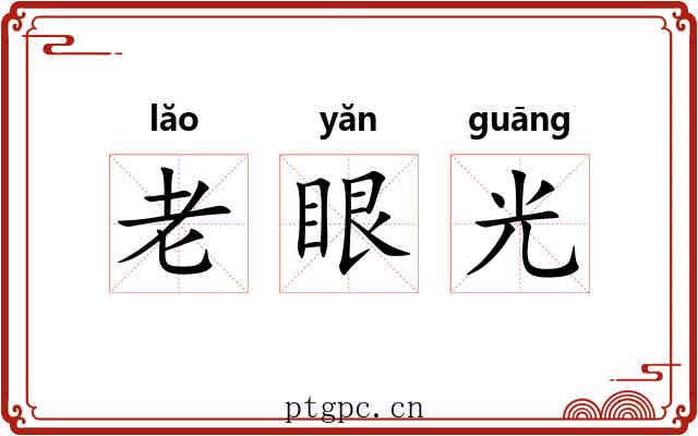 老眼光