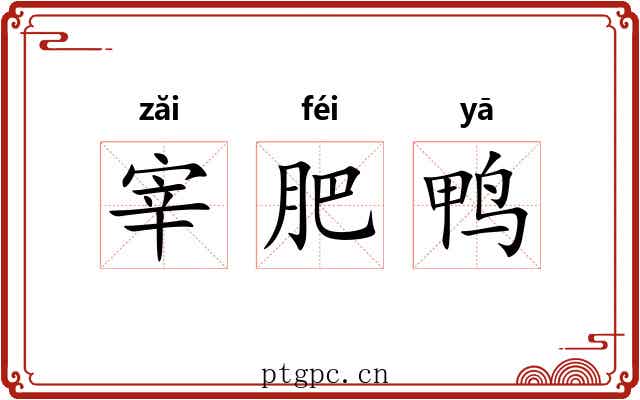 宰肥鸭 宰肥鸭