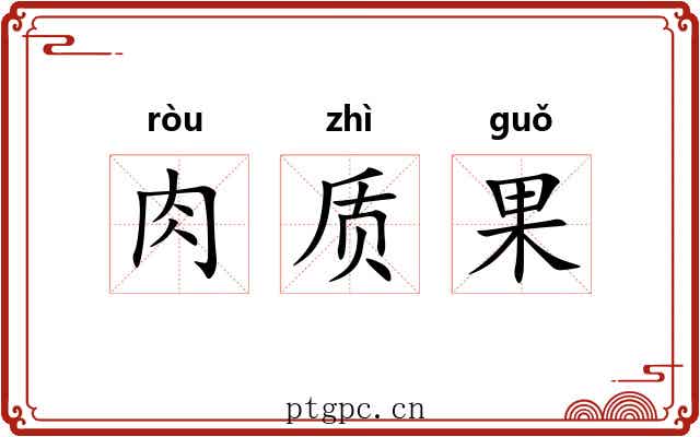 肉质果