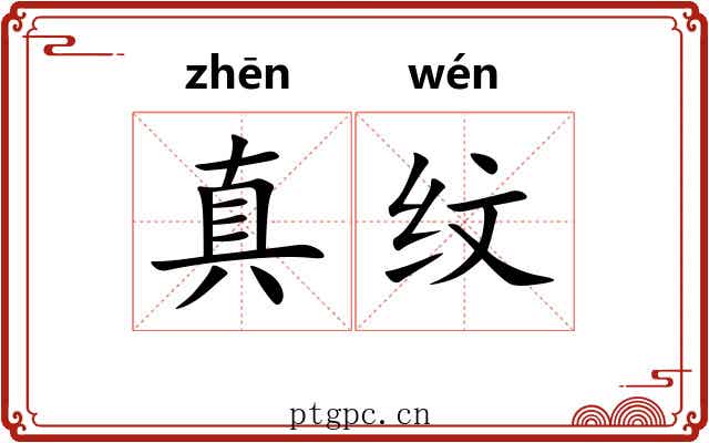 真纹