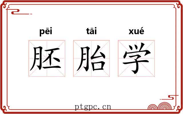 胚胎学