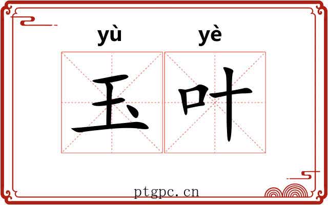 玉叶 玉叶