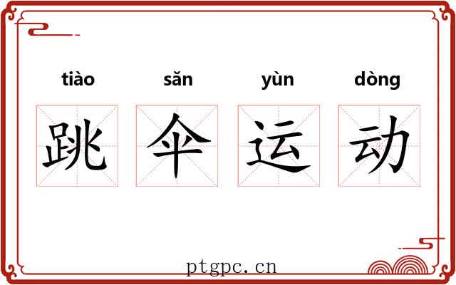 跳伞运动 跳伞运动