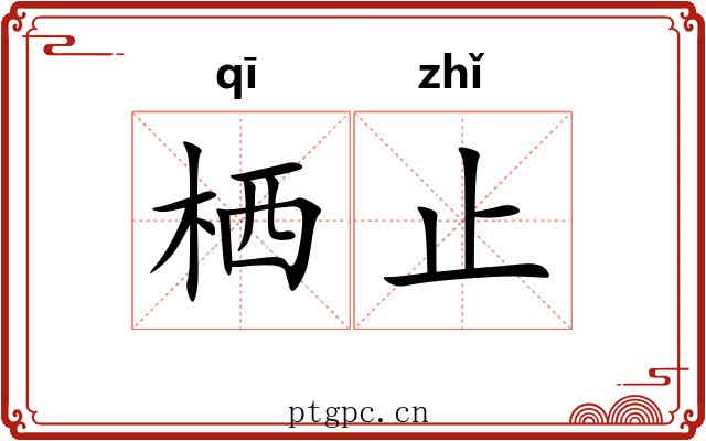 栖止 栖止