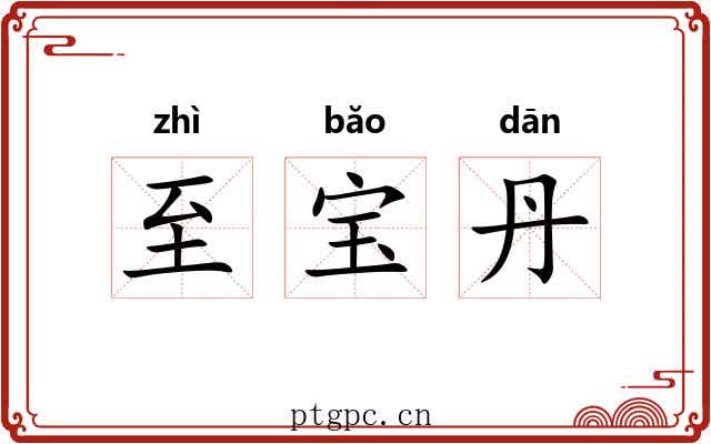 至宝丹 至宝丹