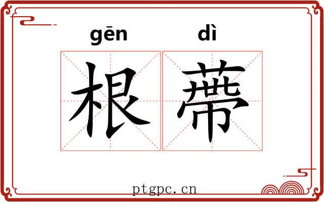 根蔕