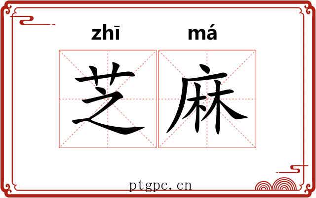 芝麻 芝麻