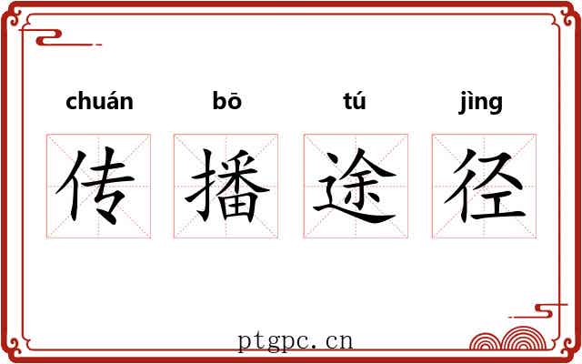 传播途径