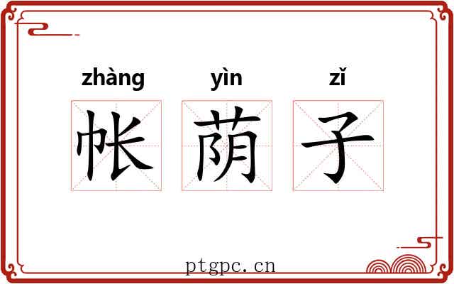 帐荫子