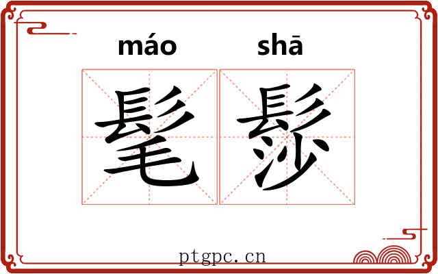 髦髿