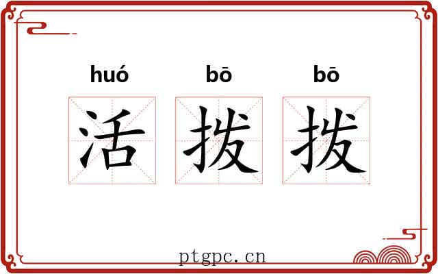 活拨拨 活拨拨