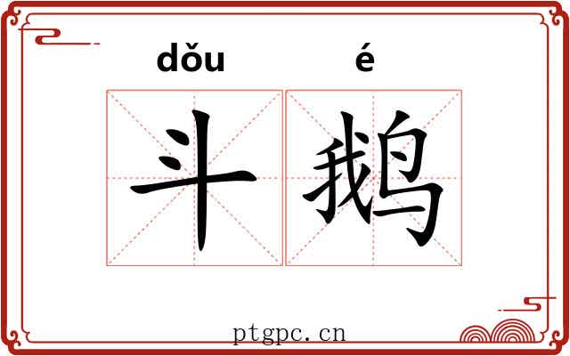 斗鹅 斗鹅