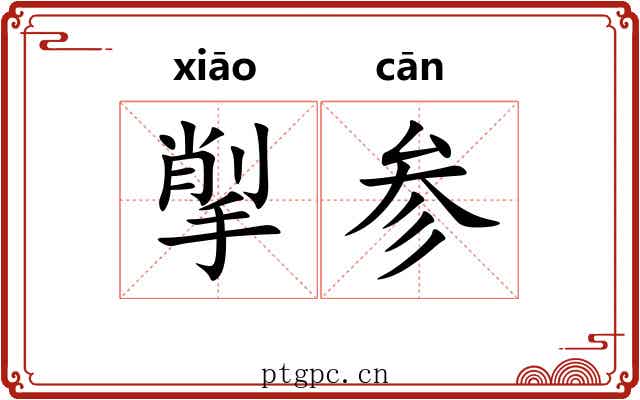 揱参 揱参
