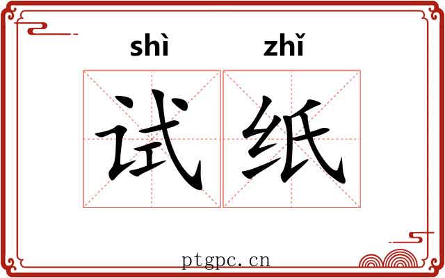 试纸