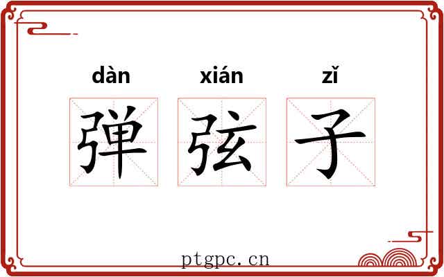 弹弦子 弹弦子