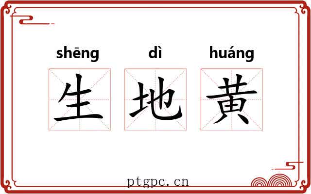生地黄 生地黄