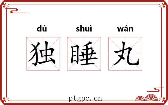 独睡丸 独睡丸