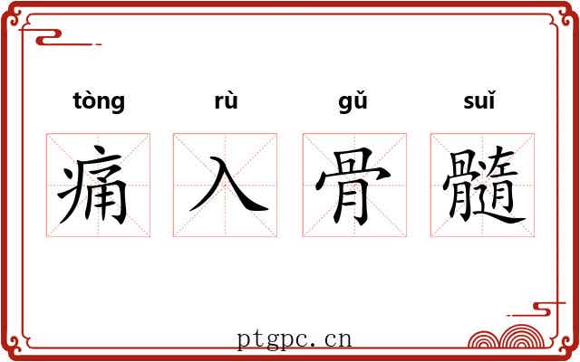 痛入骨髓 痛入骨髓