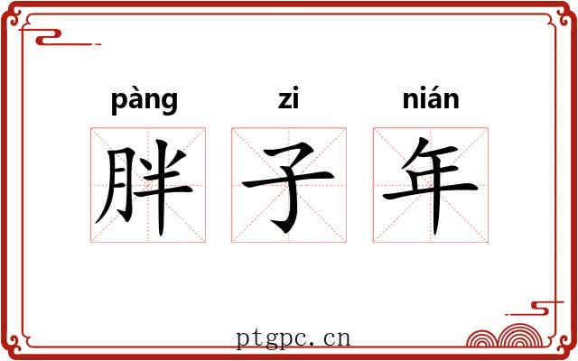 胖子年 胖子年