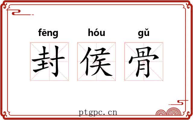 封侯骨 封侯骨