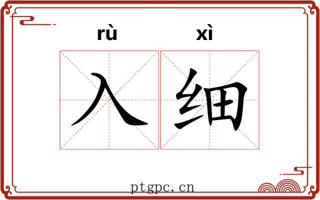 入细