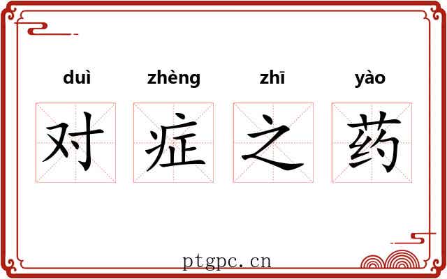 对症之药 对症之药