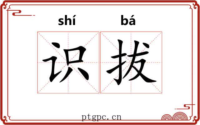 识拔 识拔