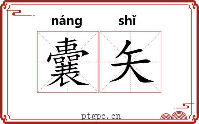 囊矢