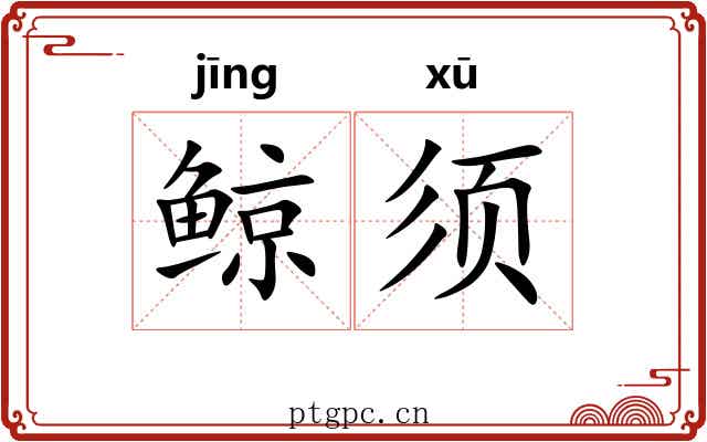 鲸须