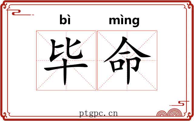 毕命 毕命