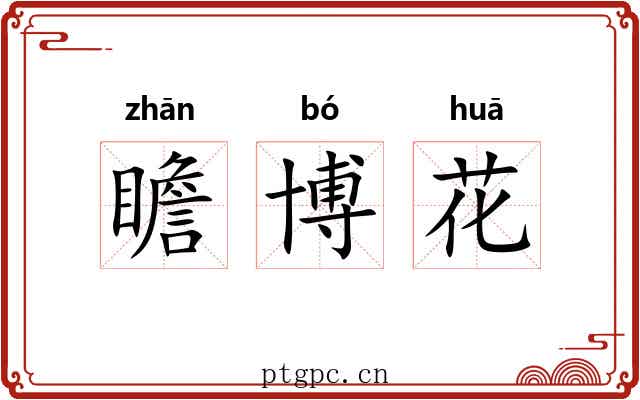瞻博花 瞻博花