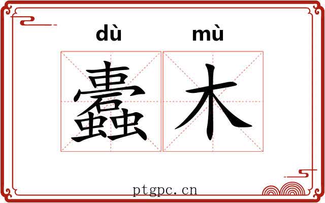 蠹木