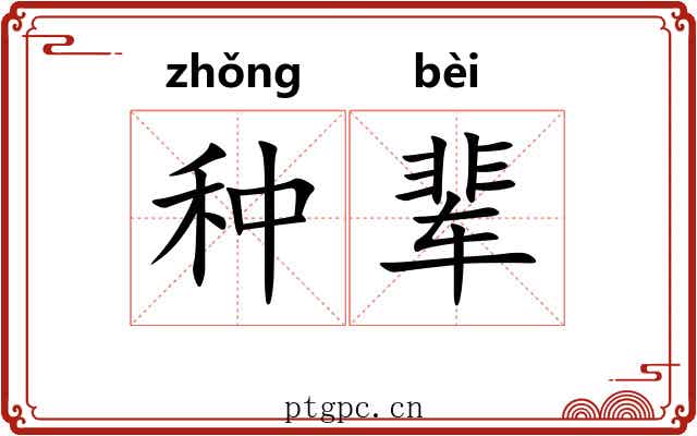 种辈