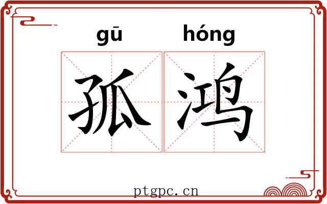 孤鸿