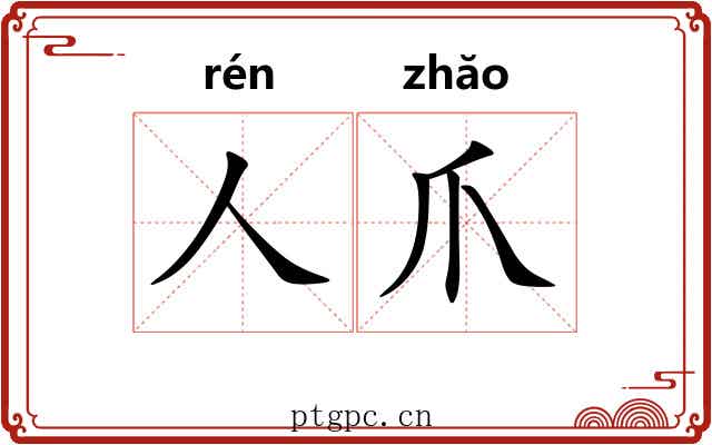 人爪